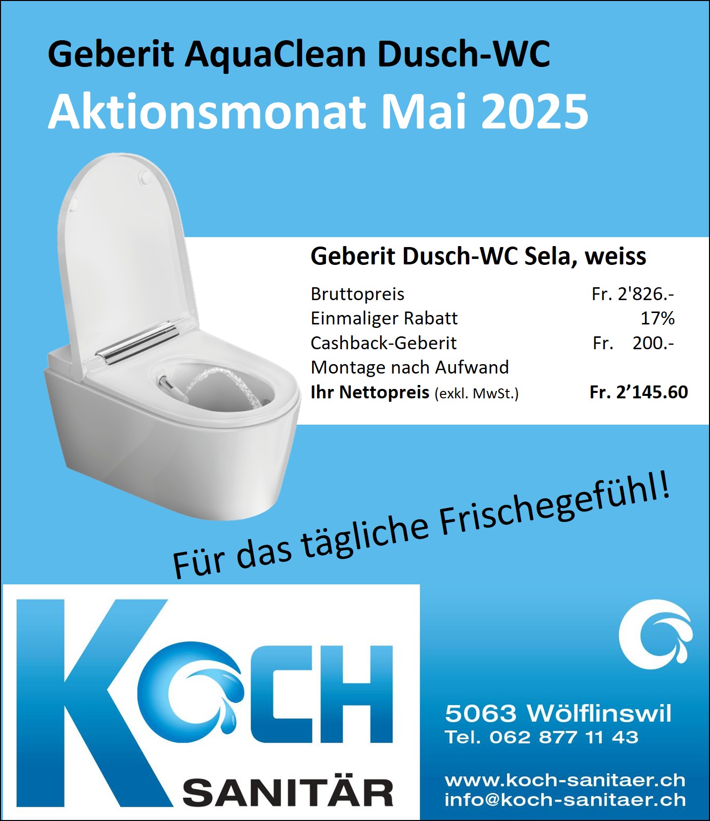 Werbung Aktionsmonat 2025